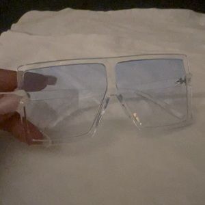 Clear sunglasses
